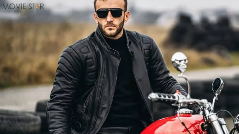 motorcycle leather jacket