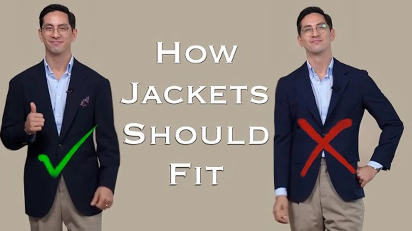 how should a suit jacket fit​