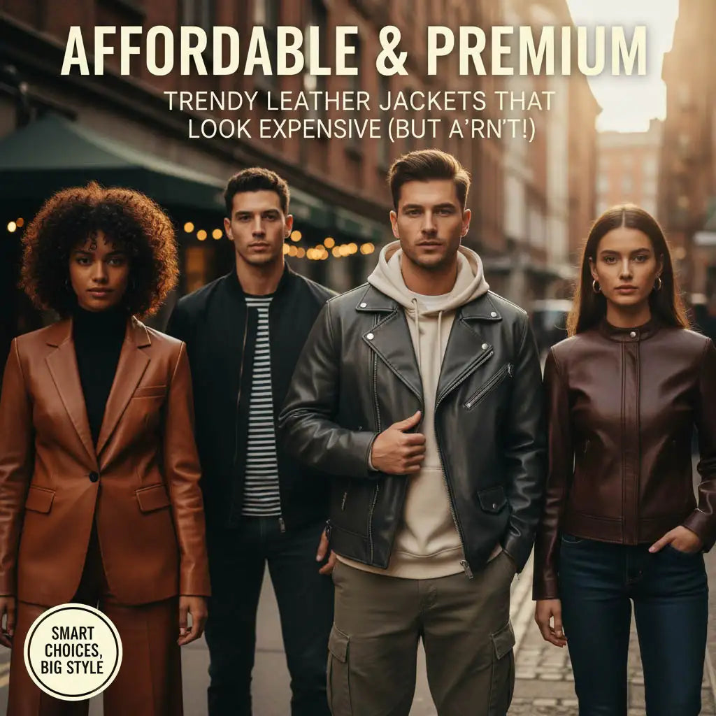 Affordable Trendy Leather Jackets That Look Premium