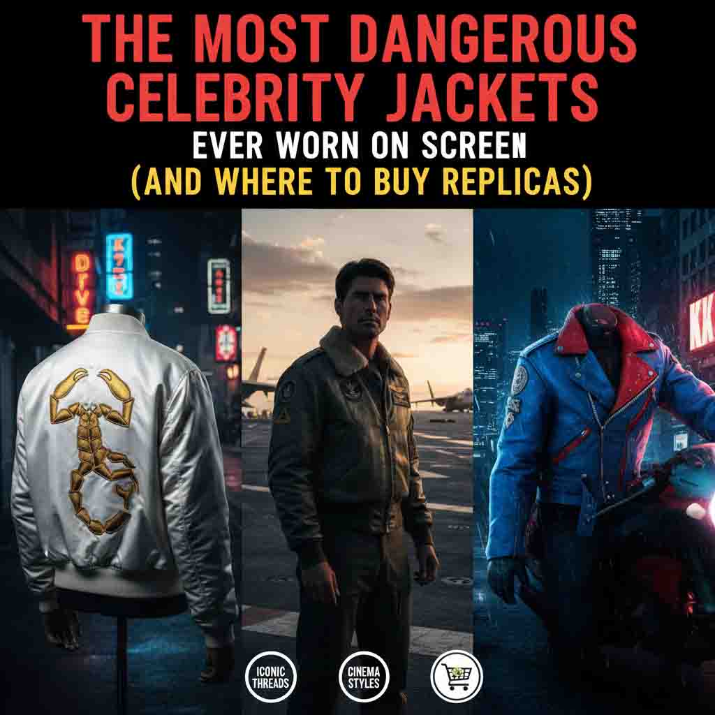 The Most Dangerous Celebrity Jackets Ever Worn on Screen (And Where to Buy Replicas)
