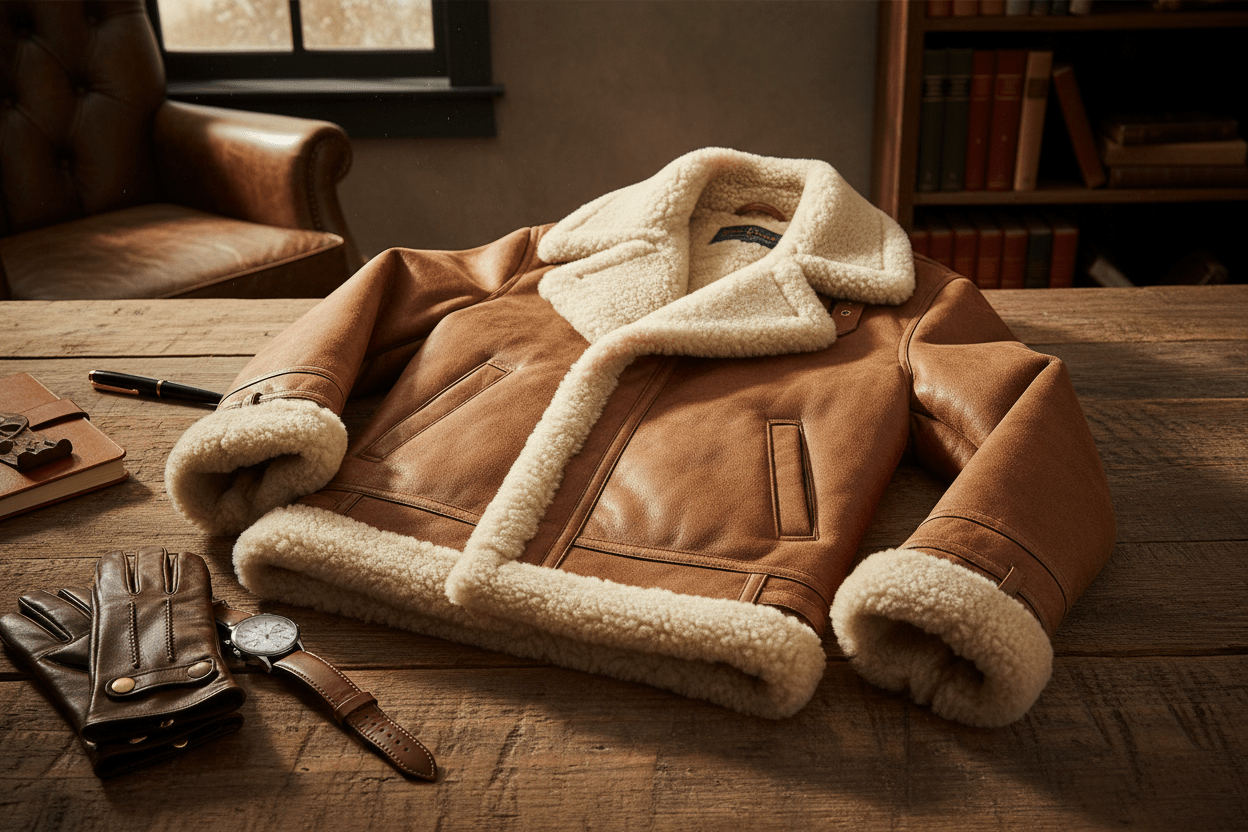 The Ultimate Guide to Buying the Best Sheepskin Shearling Jacket for Men - MovieStarJacket