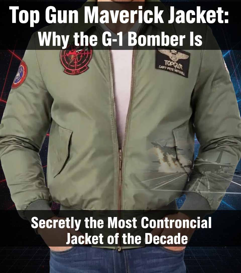 Top Gun Maverick Jacket: Why the G-1 Bomber Is Secretly the Most Controversial Jacket of the Decade: - MovieStarJacket