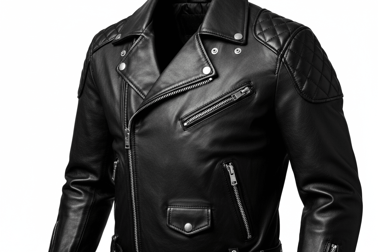 Win The Hearts With Mens Rockstar Rider Leather Jacket - MovieStarJacket