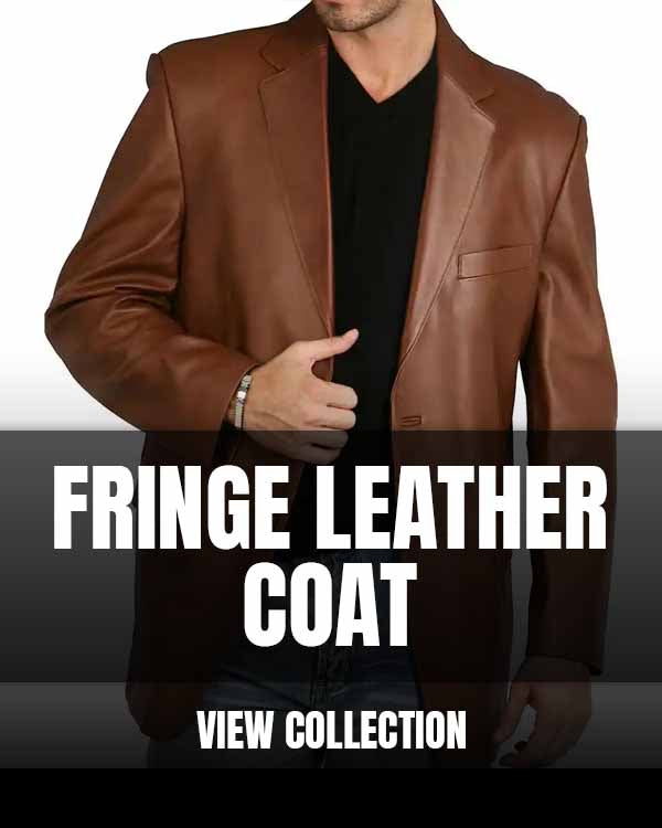 Fringe Leather Coat