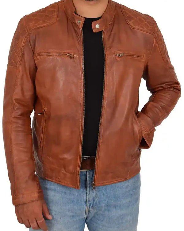 Leather Jacket Brown Colour - MovieStarJacket