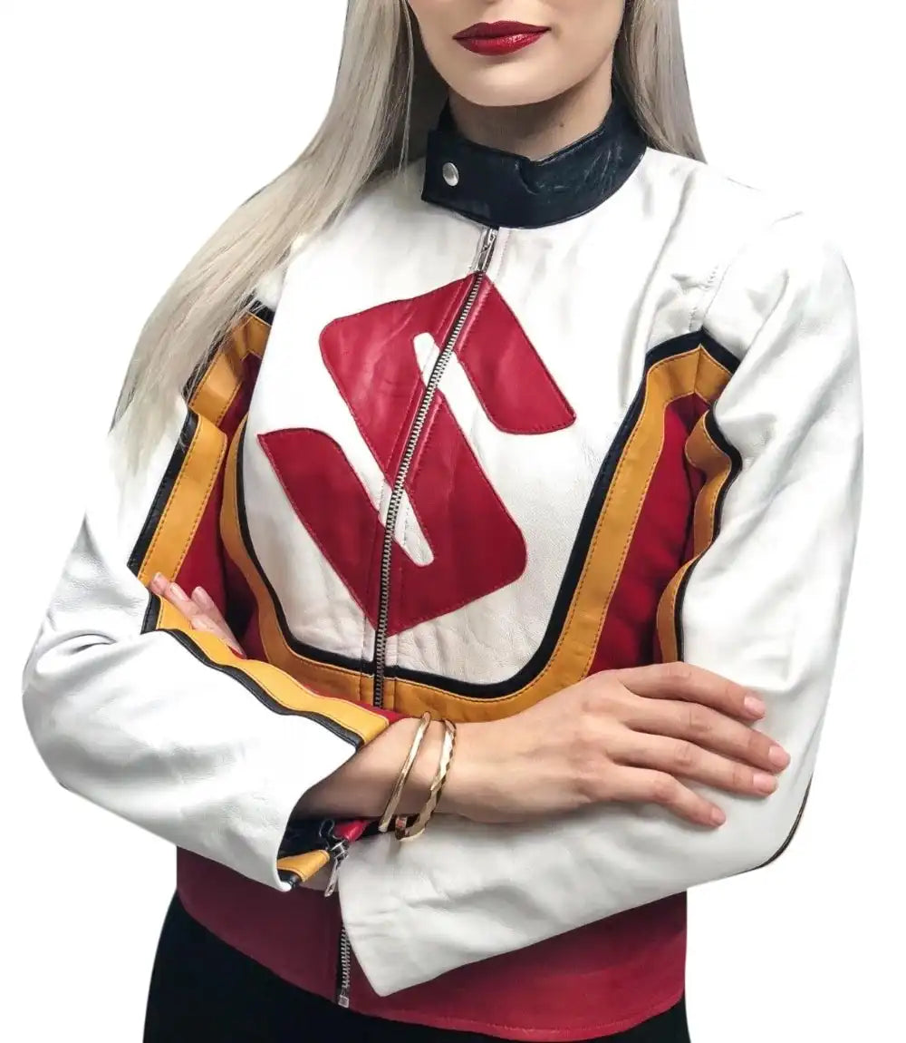 Angelina Jolie Leather Jacket 
