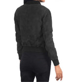 Petite Leather Jacket Black