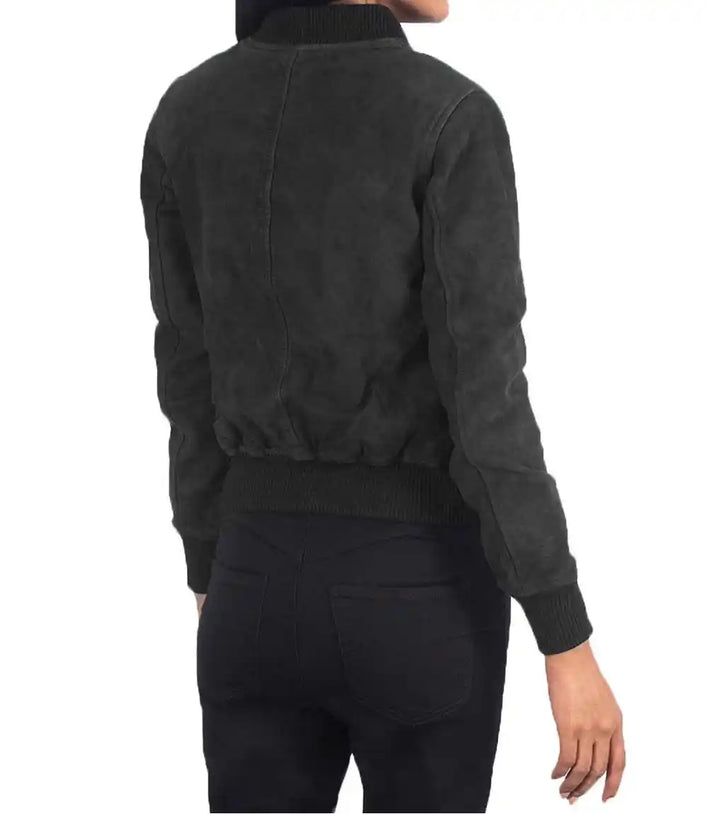 Petite Leather Jacket Black