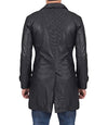 Black Leather Long Coat