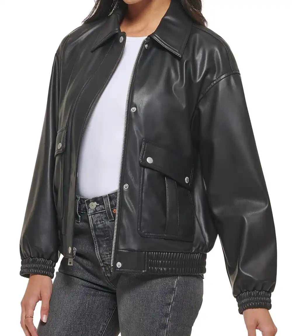 Vintage Ladies Leather Jacket
