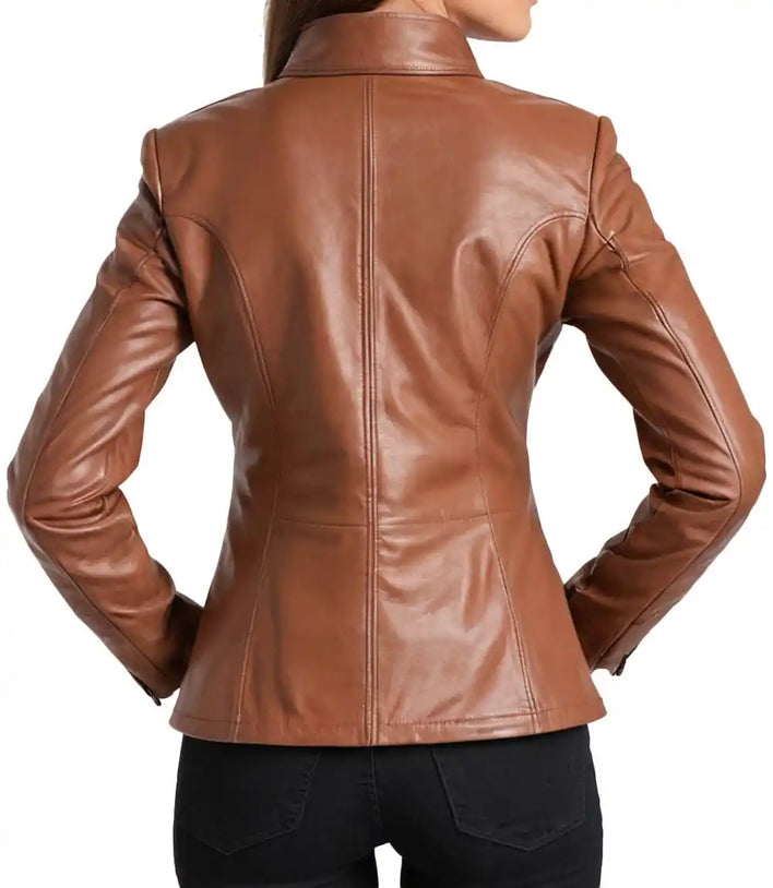 Genuine Leather Jacket Brown