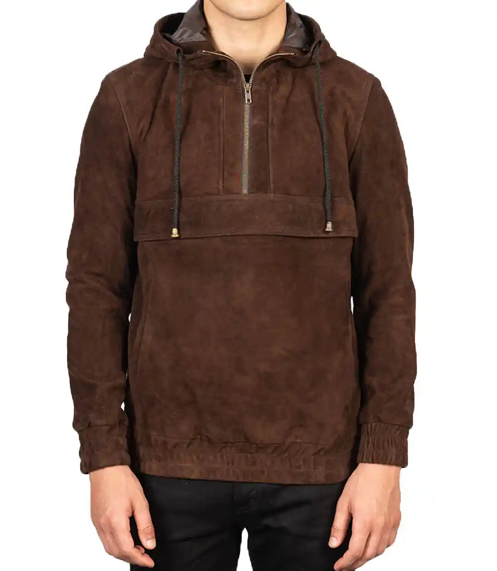 Mens Brown Suede Jacket

