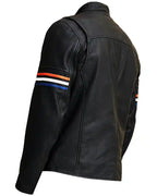 70s Leather Jacket Mens
