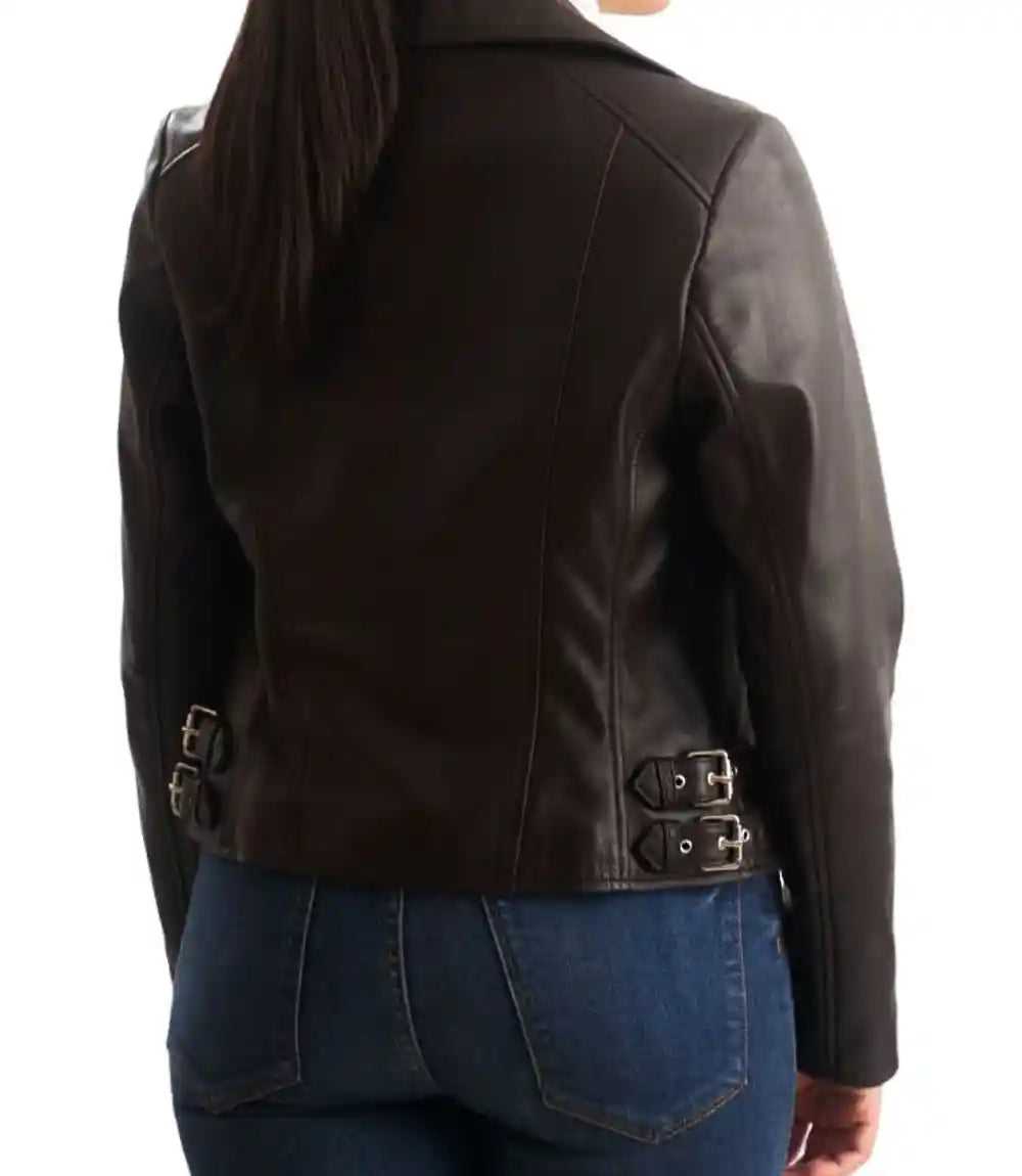 Cropped Leather Jacket

