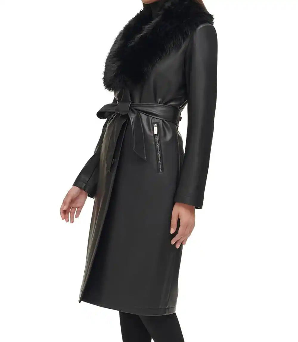 Winter Long Fur Coat Women