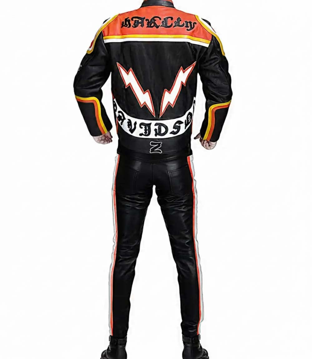 Harley Davidson and The Marlboro Man Suit
