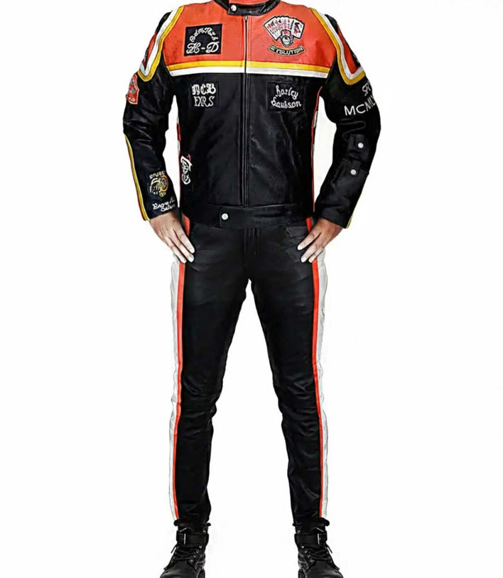 Harley Davidson and The Marlboro Man Suit