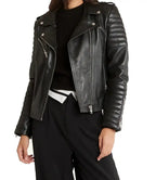 Moto Leather Jacket Womens