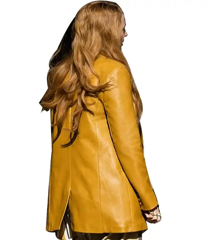 Blake Lively It Ends With Us Yellow Blazer Jacket