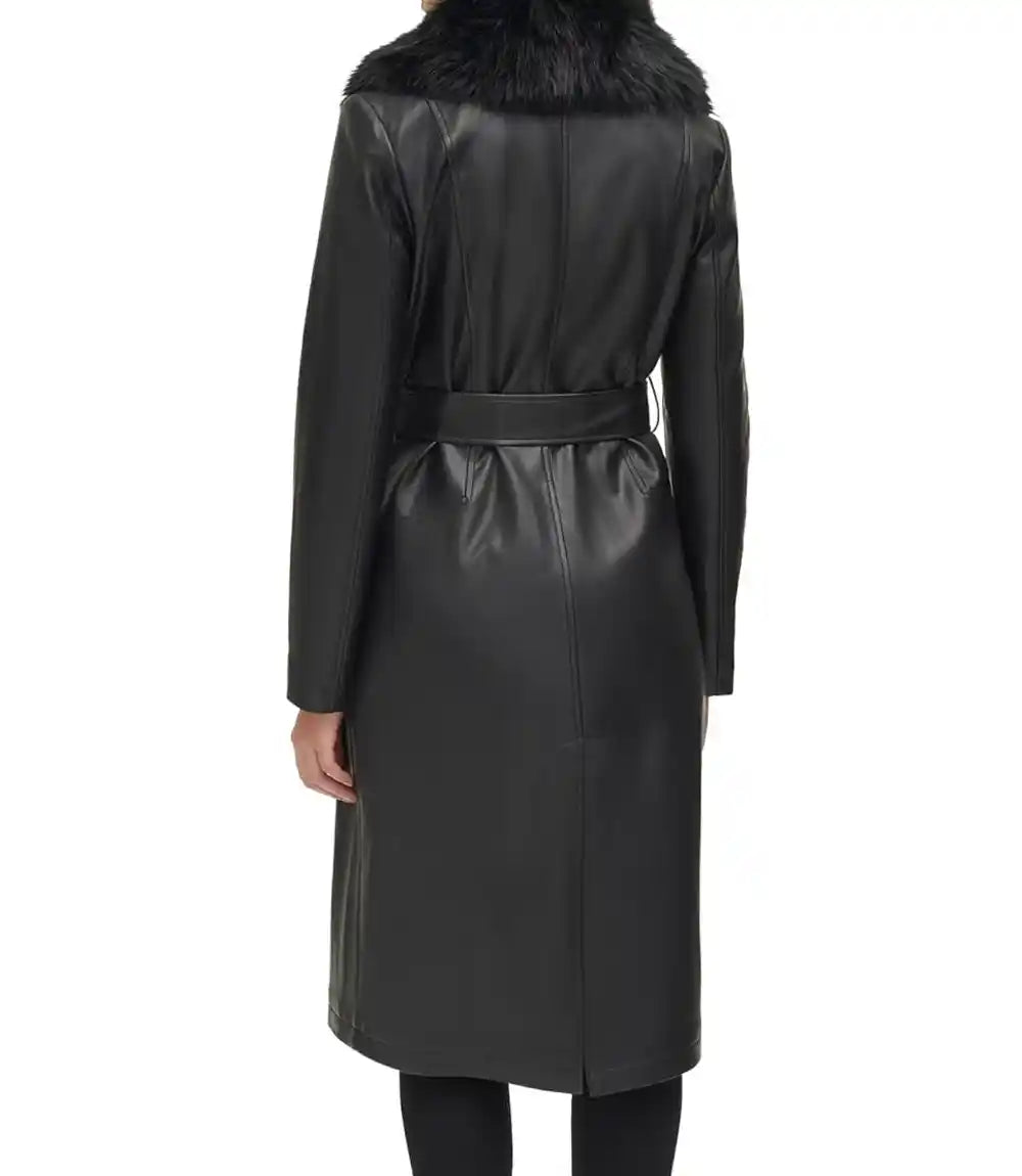 Black Leather Coat