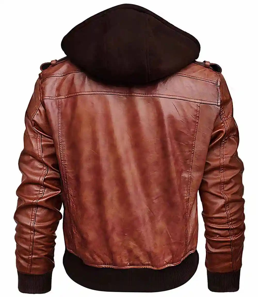 Waxed Leather Jacket