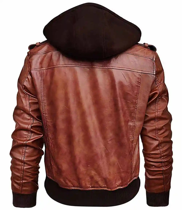 Waxed Leather Jacket