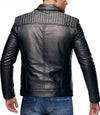 Padded Leather Jacket Lambskin