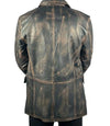 Brown Leather Blazer Mens