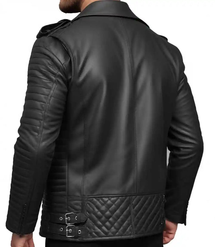 Padded Leather Jacket