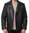 Classic Motorcycle Leather Jacket

