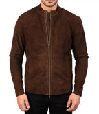 Brown Genuine Leather Jacket Modern