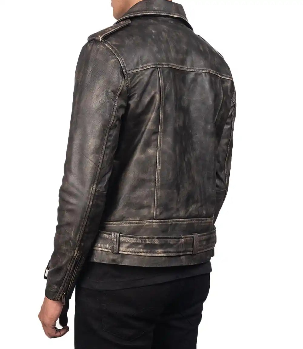 Distressed Brown Jacket Motorcycle for Sale

