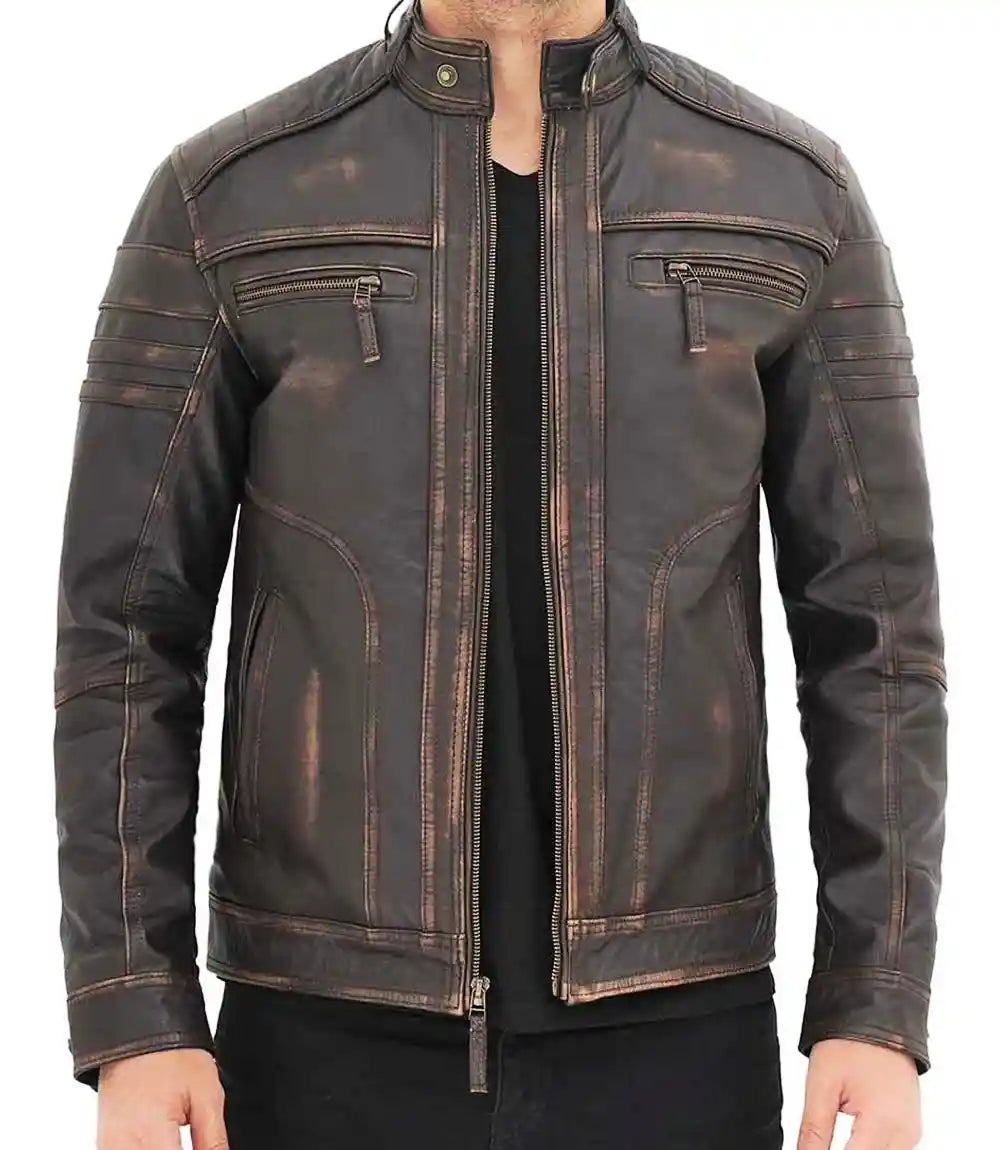 Cafe Racer Biker Jacket Retro

