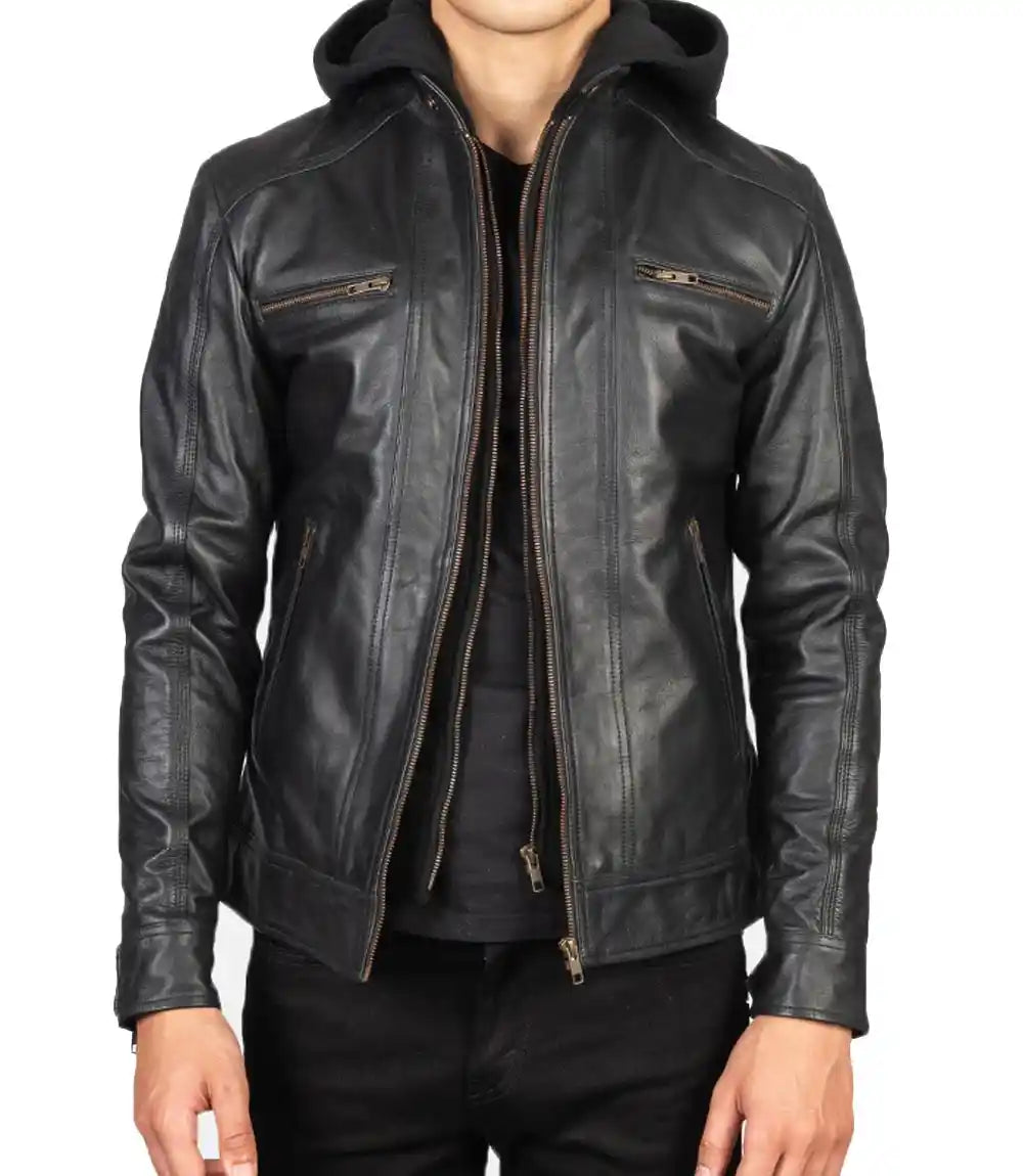 Modern Leather Jacket Streetwear