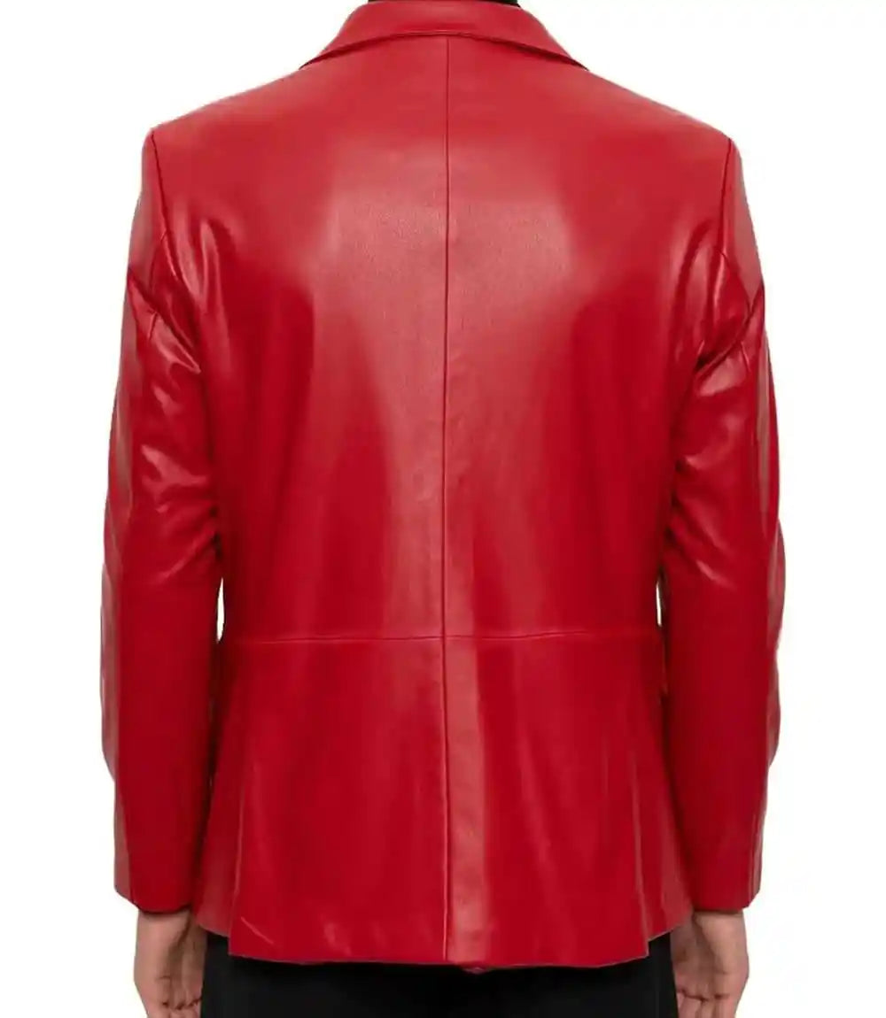 Lambskin Leather Blazer Jacket