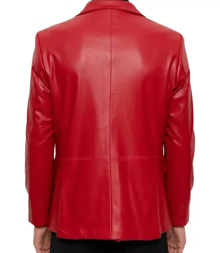 Lambskin Leather Blazer Jacket