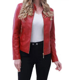 Women Petite Moto Jacket