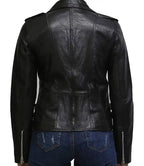 Black Motorcycle Leather Jacket