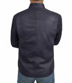 Smallville Black Superman Leather Jacket