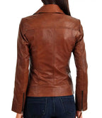 womens leather motorcycle jacket