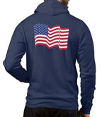 American Flag USA Zip Up Hoodie

