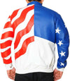USA Flag Leather Jacket