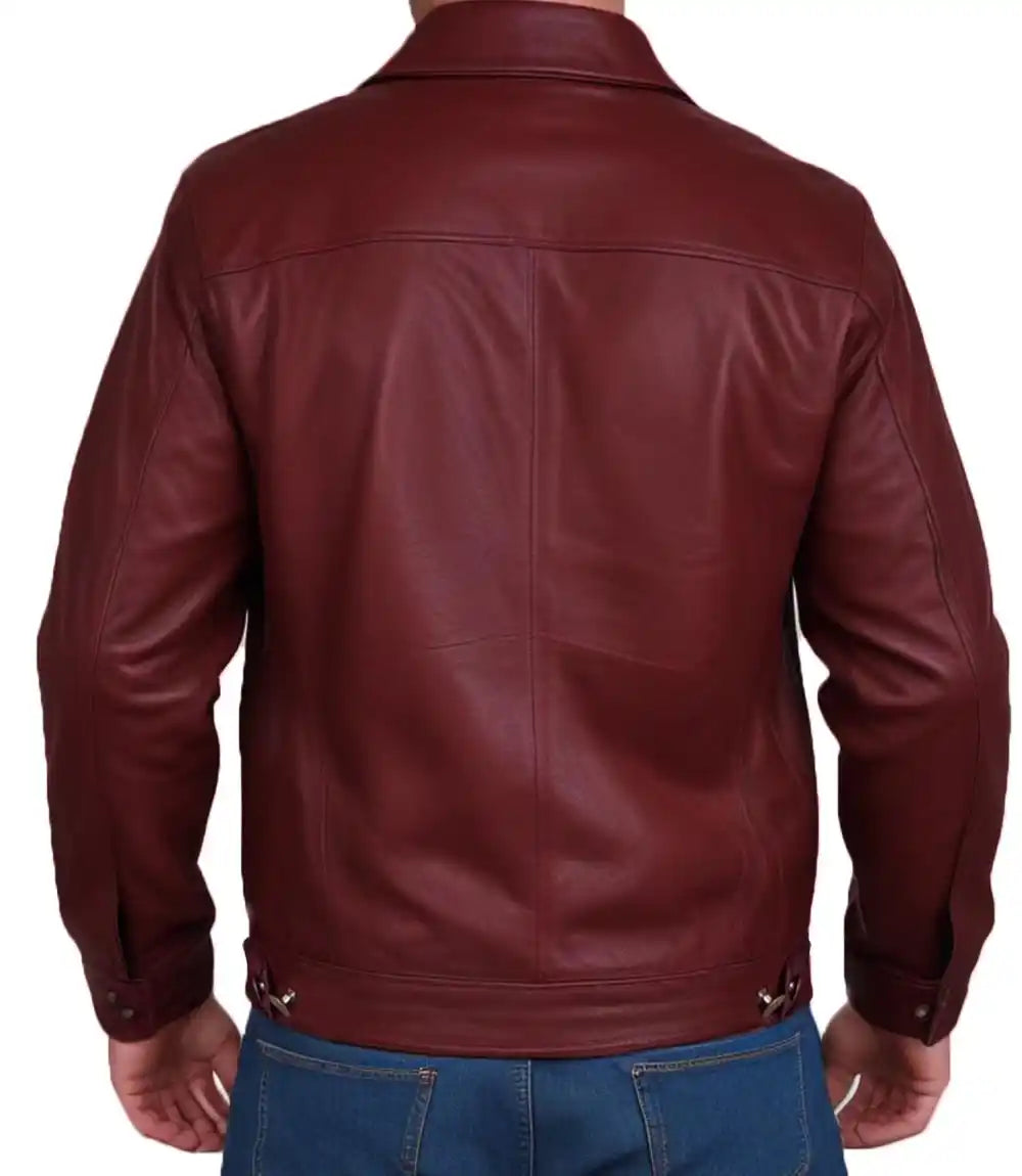 Burgundy Leather Lambskin
