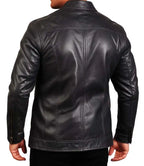 Black Lambskin Leather Jacket