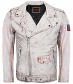 USA Flag Leather Jacket