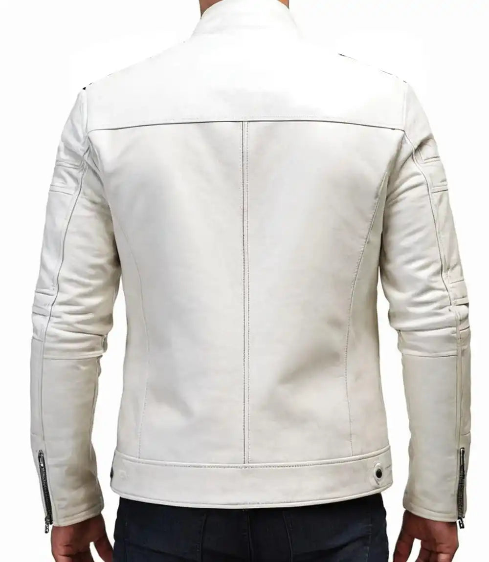 Padded Leather Jacket Lambskin

