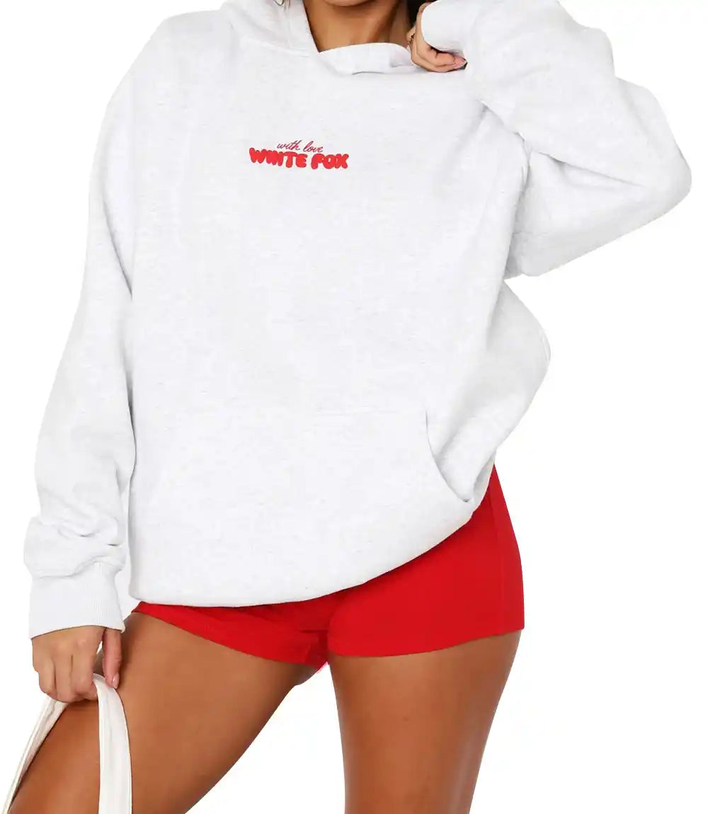 White fox Cherry Hoodie

 
