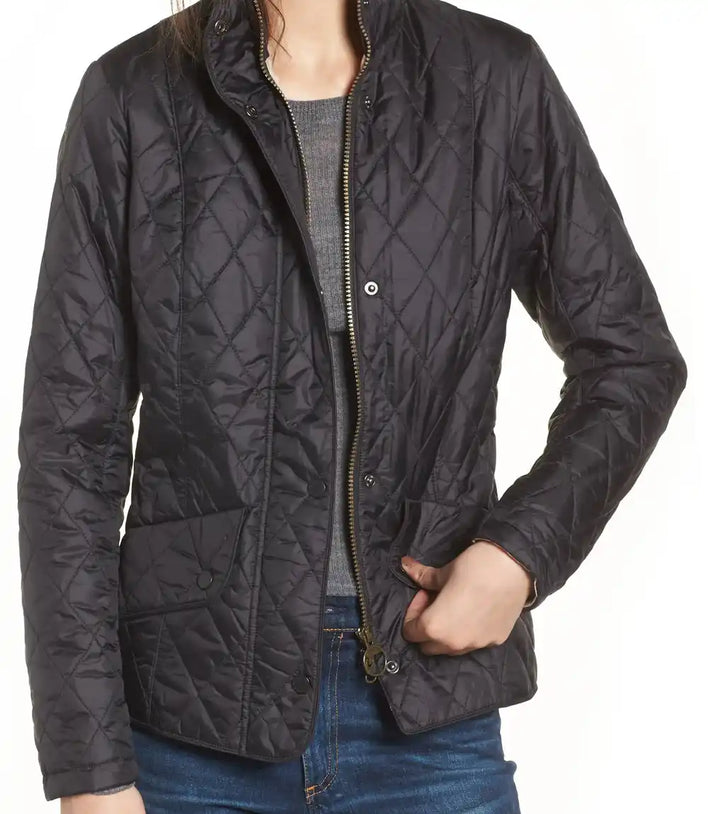 Women Satin Jacket Quilted