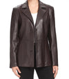 Womens Tall Blazer Brown