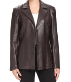 Womens Tall Blazer Brown